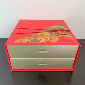 【空禮盒-台灣製造】1斤茶葉包裝禮盒/喜氣洋洋/年節送禮/台灣手採茶/高山茶/雙層抽屜盒/茶葉手提袋：圖片 4