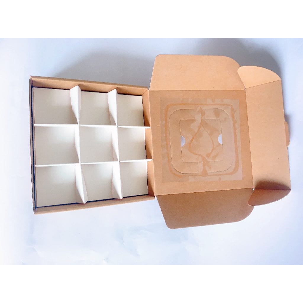 斜槓的好幫手【原型盒31號】一體式手提19×19×高6.5公分、免費襯版:圖片 3