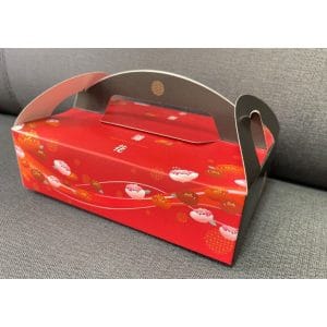 手提6入蛋黃酥盒│萬用盒│手提│中秋盒│鳳梨酥│綠豆椪(1入)│花東概念版